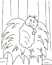 The Birth of Jesus Coloring Pages